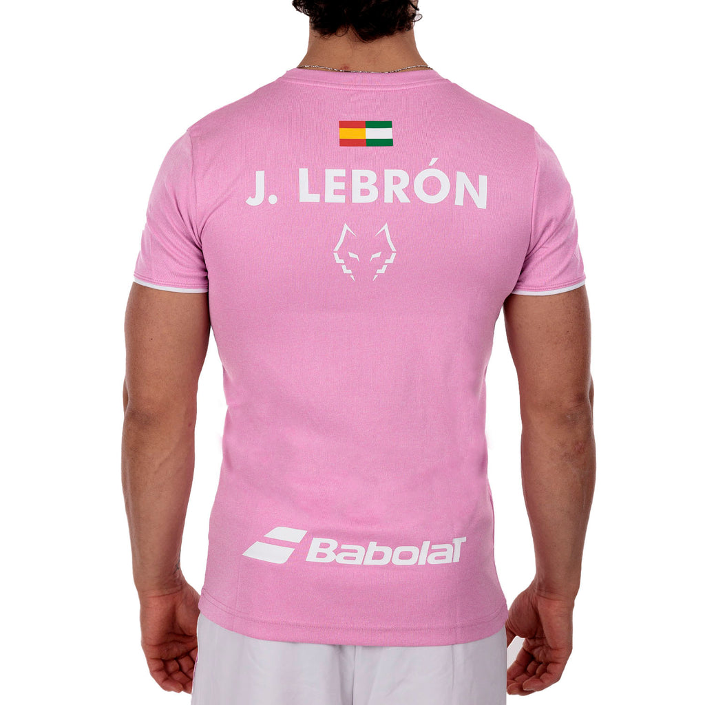 Babolat Juan Lebrón Crew Neck T-Shirt – Pink Heather