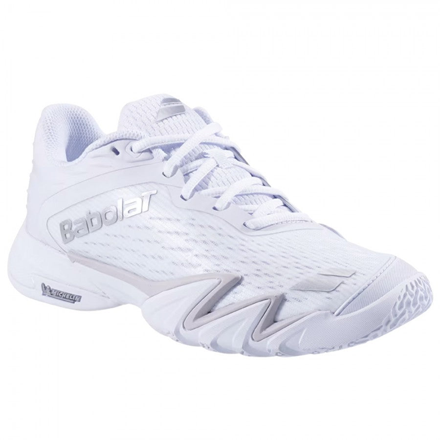 Babolat Premura 3 Women’s Padel Shoes – White/Silver