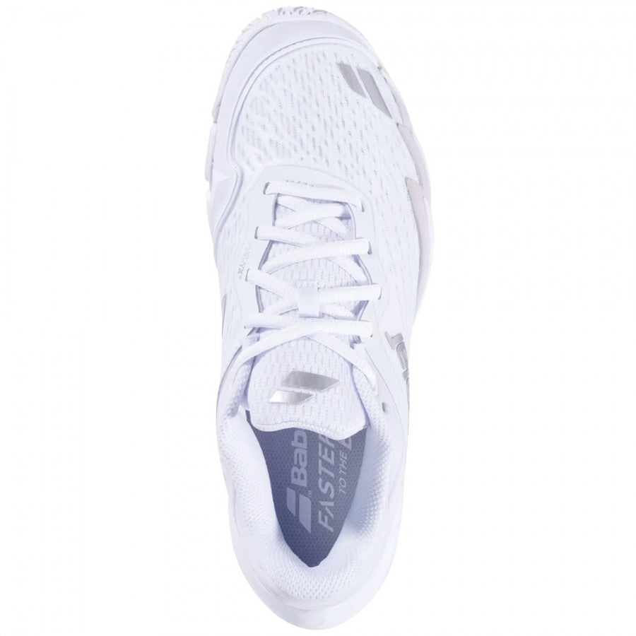 Babolat Premura 3 Women’s Padel Shoes – White/Silver
